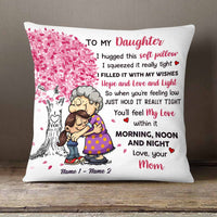 Personalized Mom Grandma Granddaughter Grandkid Pillow JR62 30O58 thumb 1