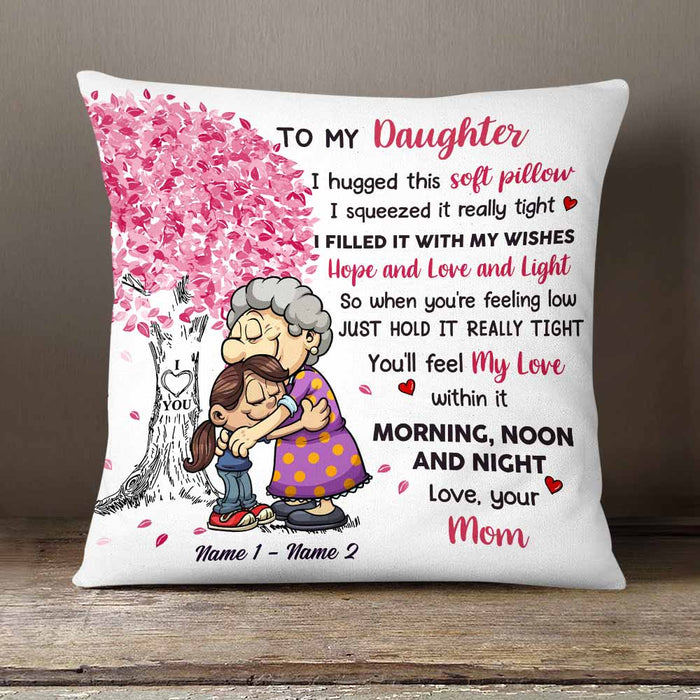 Personalized Mom Grandma Granddaughter Grandkid Pillow JR62 30O58 1