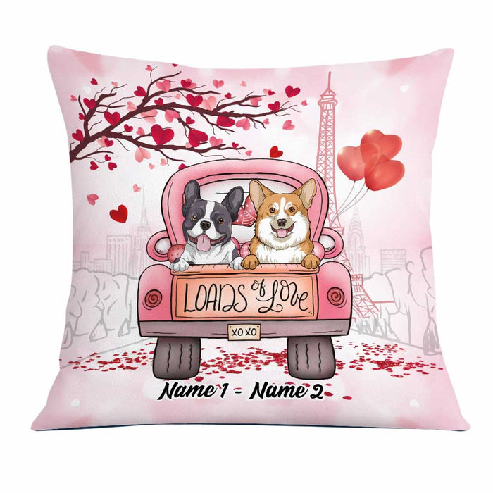 Personalized Dog Valentine Pillow JR66 26O23 1