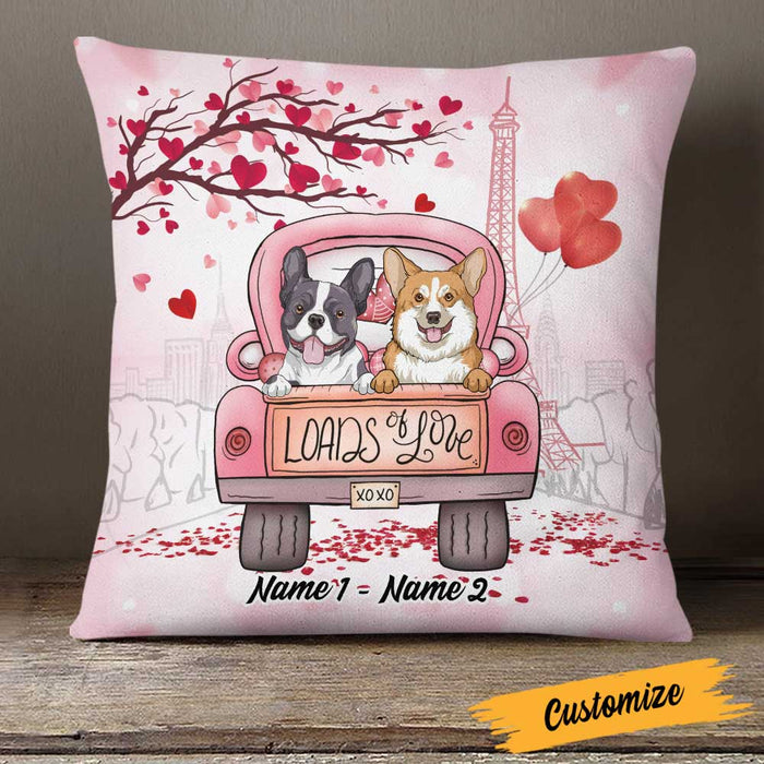 Personalized Dog Valentine Pillow JR66 26O23 1