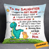 Personalized Daughter Dinosaur Pillow JR62 95O34 1