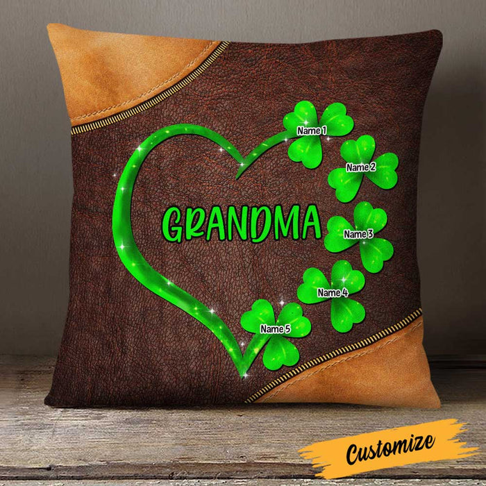 Personalized Patrick's Day Mom Grandma Pillow JR63 30O23 1