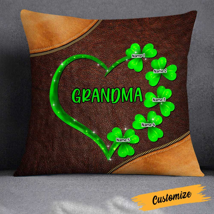 Personalized Patrick's Day Mom Grandma Pillow JR63 30O23 1