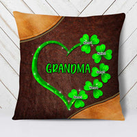 Personalized Patrick's Day Mom Grandma Pillow JR63 30O23 thumb 1