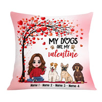 Personalized Dog Valentine Pillow JR67 26O57 thumb 1