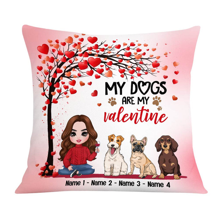 Personalized Dog Valentine Pillow JR67 26O57 1