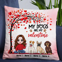 Personalized Dog Valentine Pillow JR67 26O57 thumb 1