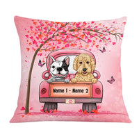 Personalized Dog Valentine Pillow JR62 85O57 thumb 1