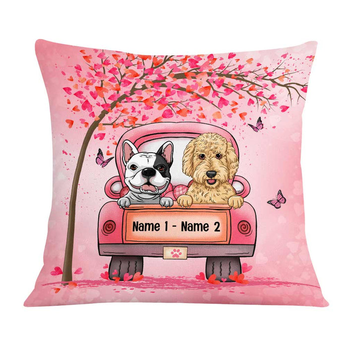 Personalized Dog Valentine Pillow JR62 85O57 1