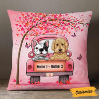 Personalized Dog Valentine Pillow JR62 85O57 thumb 1