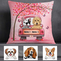 Personalized Dog Valentine Pillow JR62 85O57 thumb 1