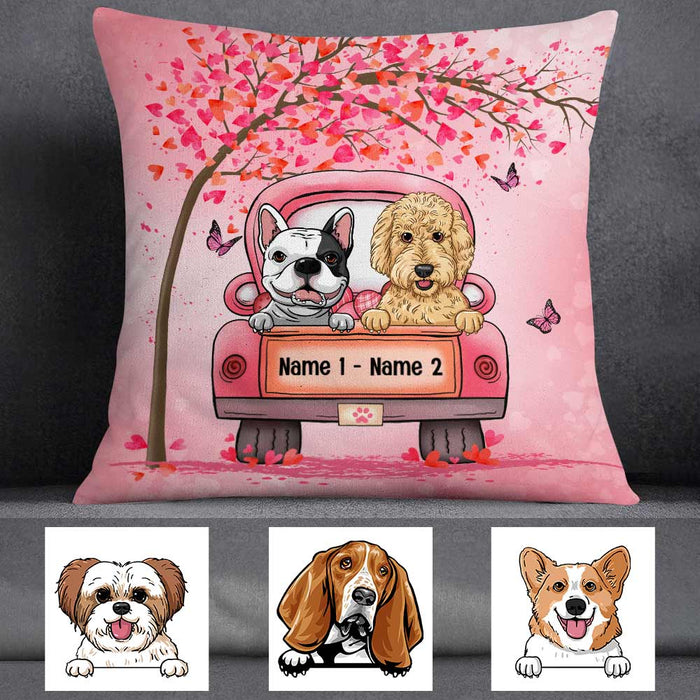 Personalized Dog Valentine Pillow JR62 85O57 1