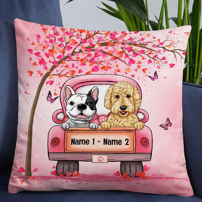 Personalized Dog Valentine Pillow JR62 85O57 1