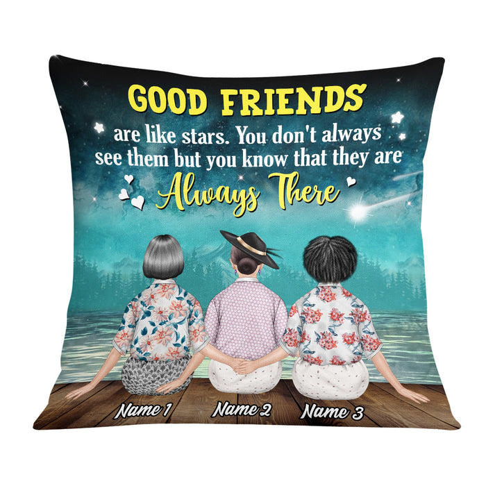 Personalized Old Friends Pillow JR68 26O57 1