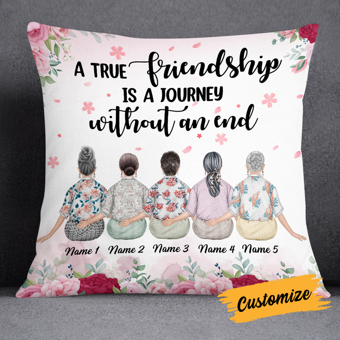 Personalized Old Friends Pillow JR69 26O24 1