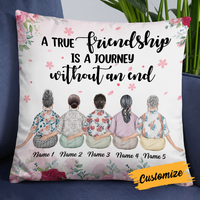Personalized Old Friends Pillow JR69 26O24 thumb 1