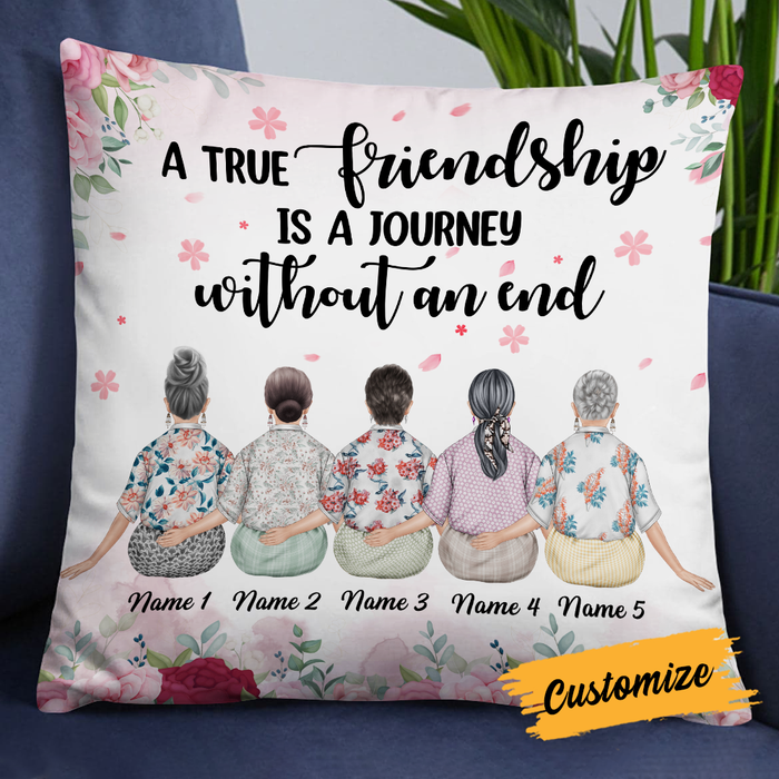 Personalized Old Friends Pillow JR69 26O24 1