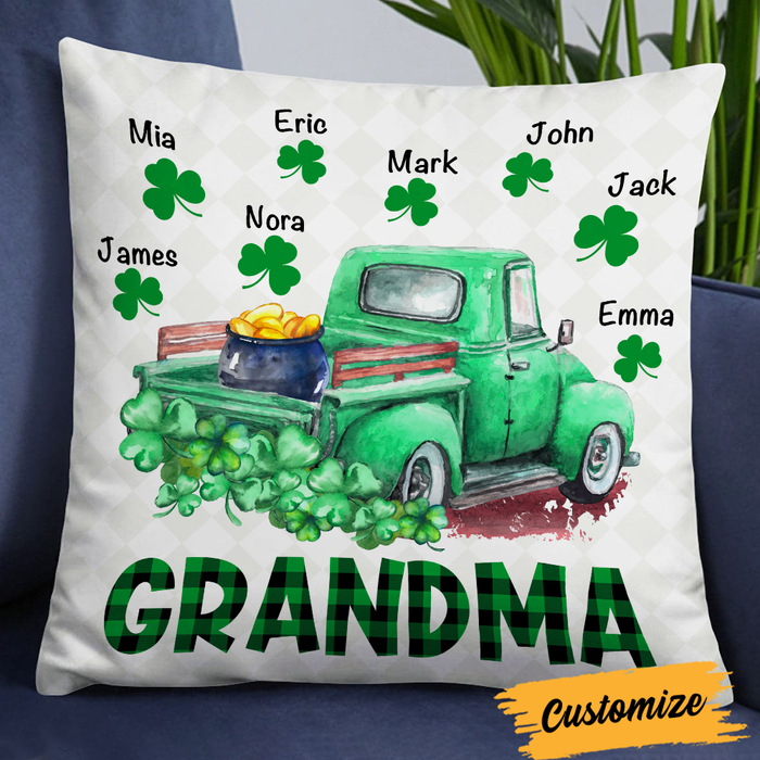 Personalized Patrick's Day Grandma Pillow JR63 85O24 1