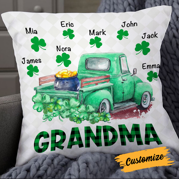 Personalized Patrick's Day Grandma Pillow JR63 85O24 1