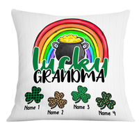 Personalized Patrick's Day Mom Grandma Pillow JR64 85O24 thumb 1