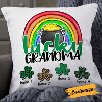 Personalized Patrick's Day Mom Grandma Pillow JR64 85O24 thumb 1