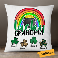 Personalized Patrick's Day Mom Grandma Pillow JR64 85O24 thumb 1
