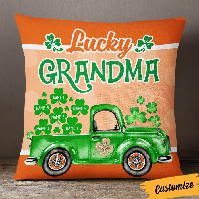 Personalized Patrick's Day Mom Grandma Pillow JR72 23O36 1