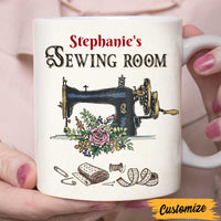 Personalized Sewing Room Rules Mug DB149 81O47 thumb 1