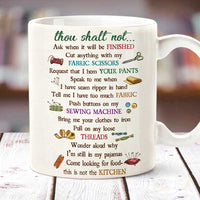 Personalized Sewing Room Rules Mug DB149 81O47 thumb 1