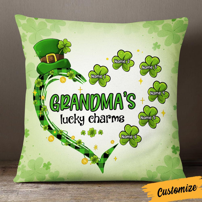 Personalized Patrick's Day Grandma Pillow JR72 26O36 1