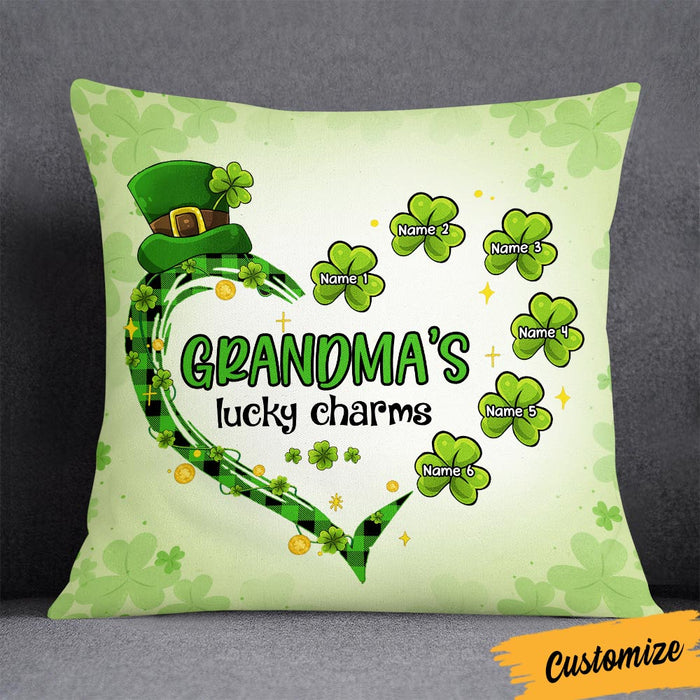 Personalized Patrick's Day Grandma Pillow JR72 26O36 1