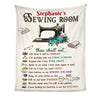 Personalized Sewing Room Rules Blanket DB149 81O47 1