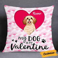 Personalized Dog Valentine Pillow JR71 23O53 thumb 1