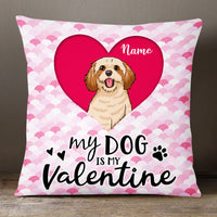 Personalized Dog Valentine Pillow JR71 23O53 thumb 1