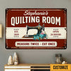 Personalized Indoor Decor Quilting Room Metal Sign JR66 81O47 1