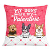 Personalized Dog Valentine Pillow JR75 23O53 1