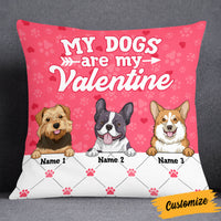 Personalized Dog Valentine Pillow JR75 23O53 thumb 1