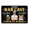 Personalized Indoor Decor Man Cave Dog Metal Sign JR63 81O53 1
