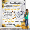 Personalized Daughter Granddaughter Elephant Sunflower Blanket DB291 87O58 1