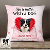 Personalized Dog Valentine Pillow JR76 23O58 1