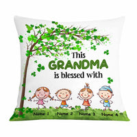 Personalized Patrick's Day Mom Grandma Pillow JR73 26O58 thumb 1