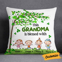 Personalized Patrick's Day Mom Grandma Pillow JR73 26O58 thumb 1