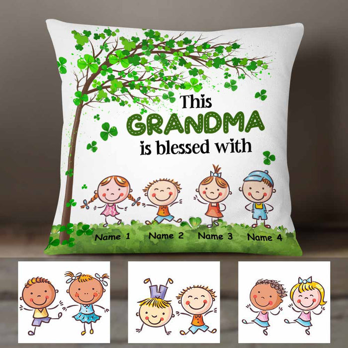 Personalized Patrick's Day Mom Grandma Pillow JR73 26O58 1
