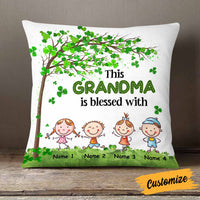 Personalized Patrick's Day Mom Grandma Pillow JR73 26O58 thumb 1