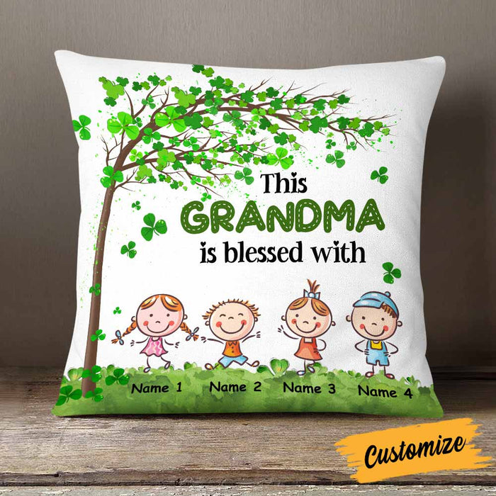 Personalized Patrick's Day Mom Grandma Pillow JR73 26O58 1