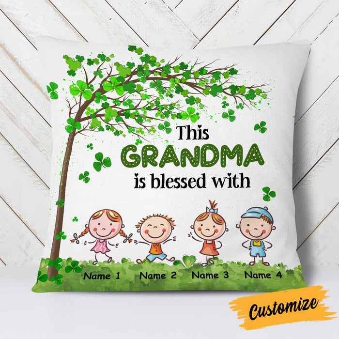Personalized Patrick's Day Mom Grandma Pillow JR73 26O58 1
