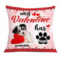 Personalized Dog Valentine Photo Pillow JR74 26O23 thumb 1