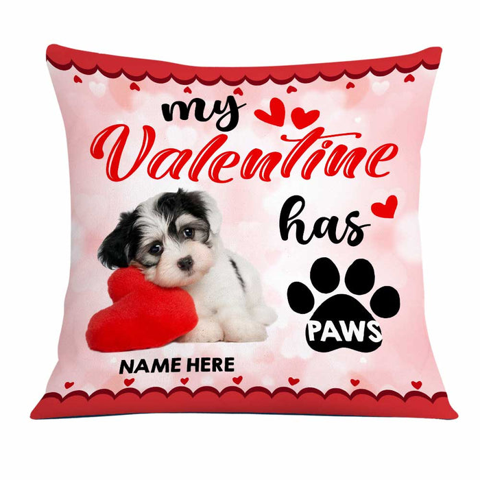 Personalized Dog Valentine Photo Pillow JR74 26O23 1