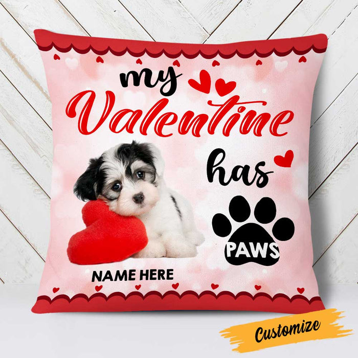 Personalized Dog Valentine Photo Pillow JR74 26O23 1