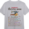Personalized Sewing Room Rules T Shirt DB149 81O47 1